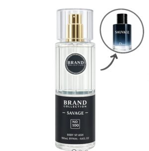 Body Splash - Brand Collection N° 100 - Inspiração, Sauvage da Dior - 250ml.